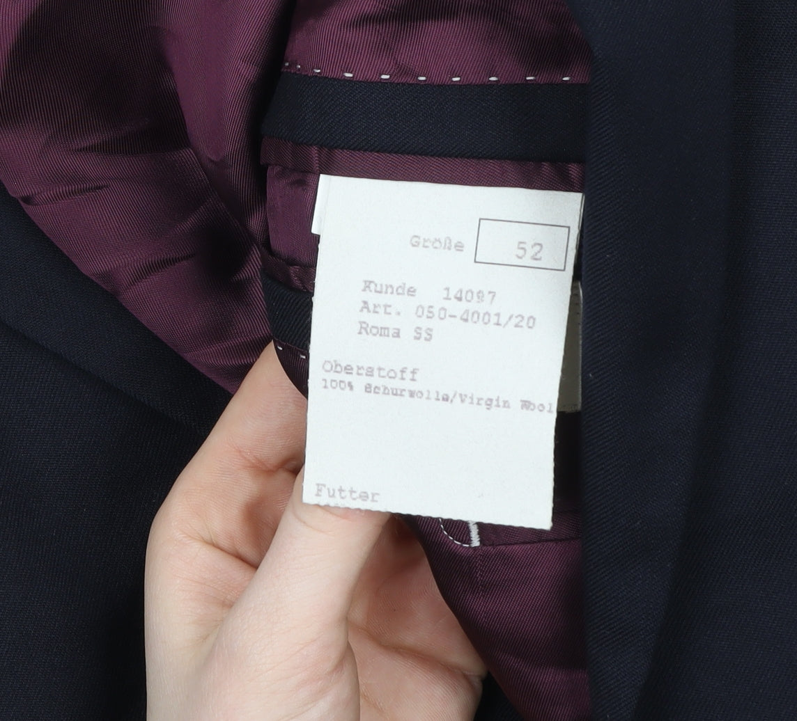 Unisex Adultss UK Size 42 Hellewell Regular Blue Blazer