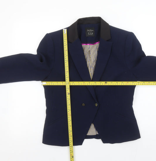 Womens UK Size L Zara Trafaluc Regular Blue Blazer