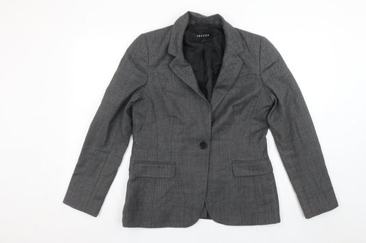 Womens UK Size 10 Jaeger Regular Grey Blazer