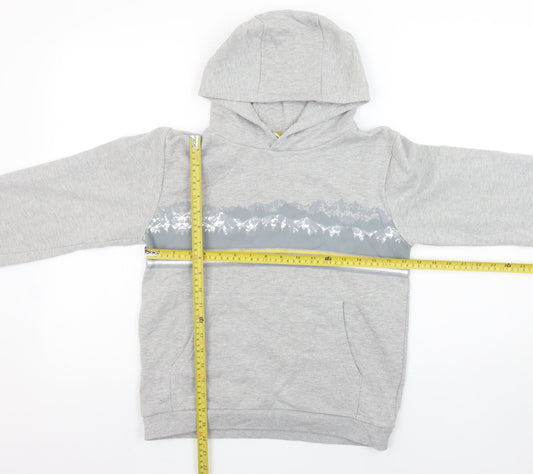 Boys UK Size 13 Years Mountain Warehouse Grey Pullover Hoodie