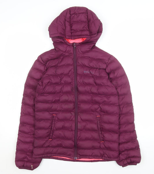 Girls UK Size 11-12 Years Mountain Warehouse Purple Puffer Jacket