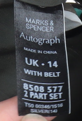 Womens UK Size 14 Marks and Spencer Grey Parka Coat