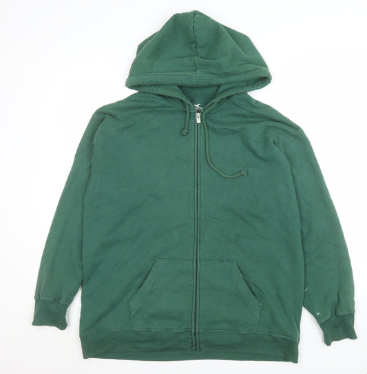 Womens UK Size M Hollister Green Basic Jacket