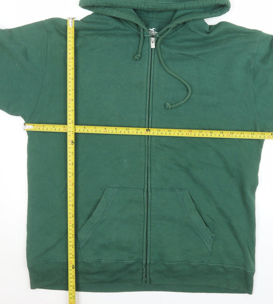 Womens UK Size M Hollister Green Basic Jacket