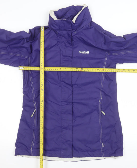 Womens UK Size 10 Regatta Purple Rain Coat