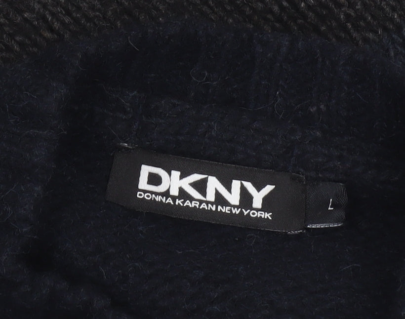 Womens UK Size L DKNY Blue Pullover Jumper