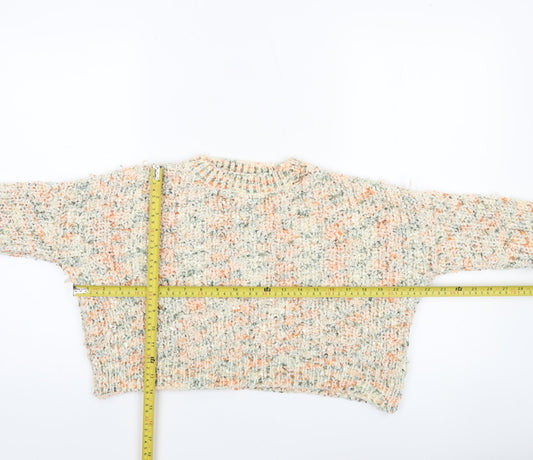 Womens UK Size S QED London Multicoloured Pullover Jumper