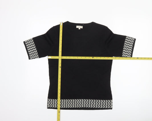 Womens UK Size S CC Black Pullover Jumper