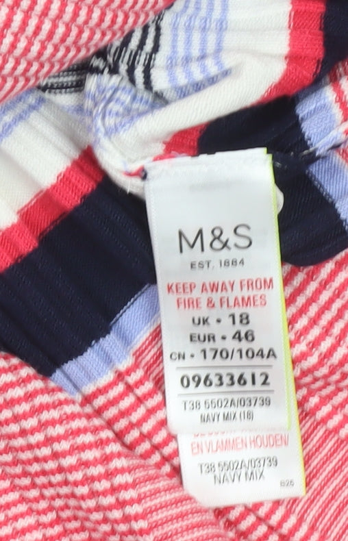 Womens UK Size 18 Marks and Spencer Multicoloured Pullover Jumper