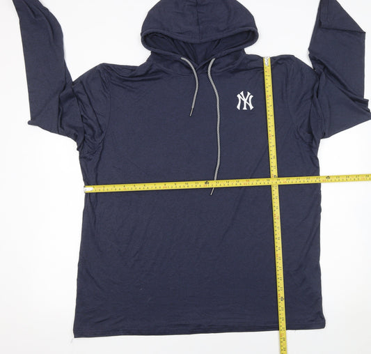 Womens UK Size XL New York Yankees Blue Pullover Hoodie