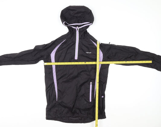 Womens UK Size 10 Hind Black Running & Jogging Gym & Training Walking Jacket