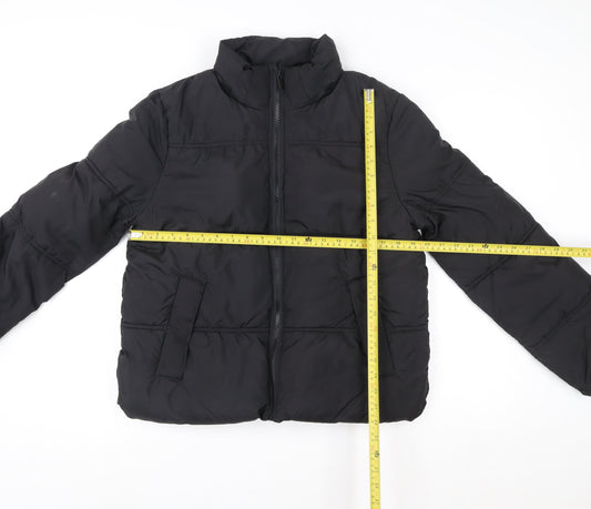 Womens UK Size 20 H&M Black Puffer Jacket