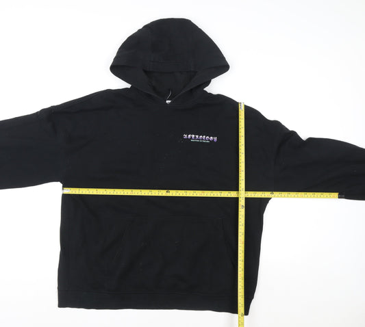 Womens UK Size 12 H&M Black Pullover Hoodie