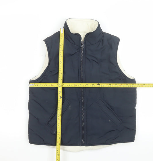 Womens UK Size 8 Marks and Spencer Blue Bodywarmer