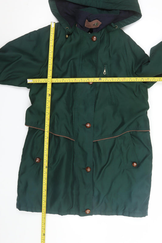 Mens UK Size 10 Marks and Spencer Green Parka Coat