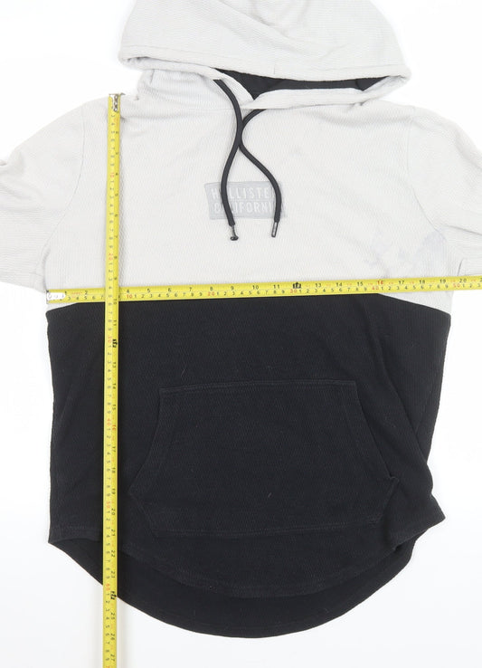 Mens UK Size M Hollister Multicoloured Pullover Hoodie