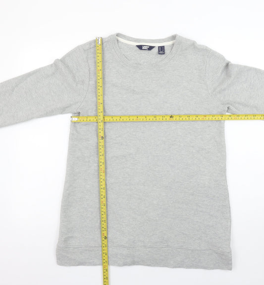 Mens UK Size S Lands' End Grey Pullover Sweatshirt