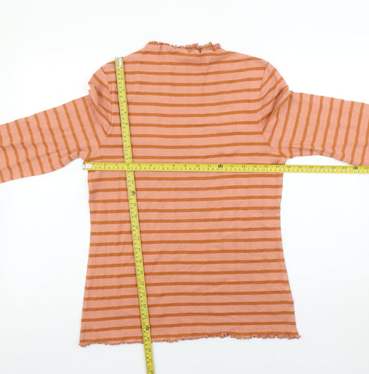 Womens UK Size 16 NEXT Orange Basic T-Shirt