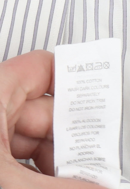 Mens UK Collar Size 15 butlerandwebb Smart White Dress Shirt