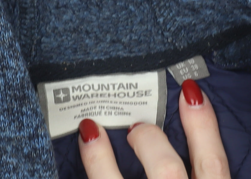 Womens UK Size 18 Mountain Warehouse Blue Full Zip Hoodie