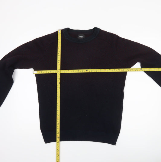 Mens UK Size M Burton Menswear London Black Pullover Jumper