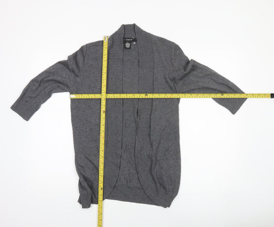 Womens UK Size M 8th & Madison Grey Cardigan Jumper