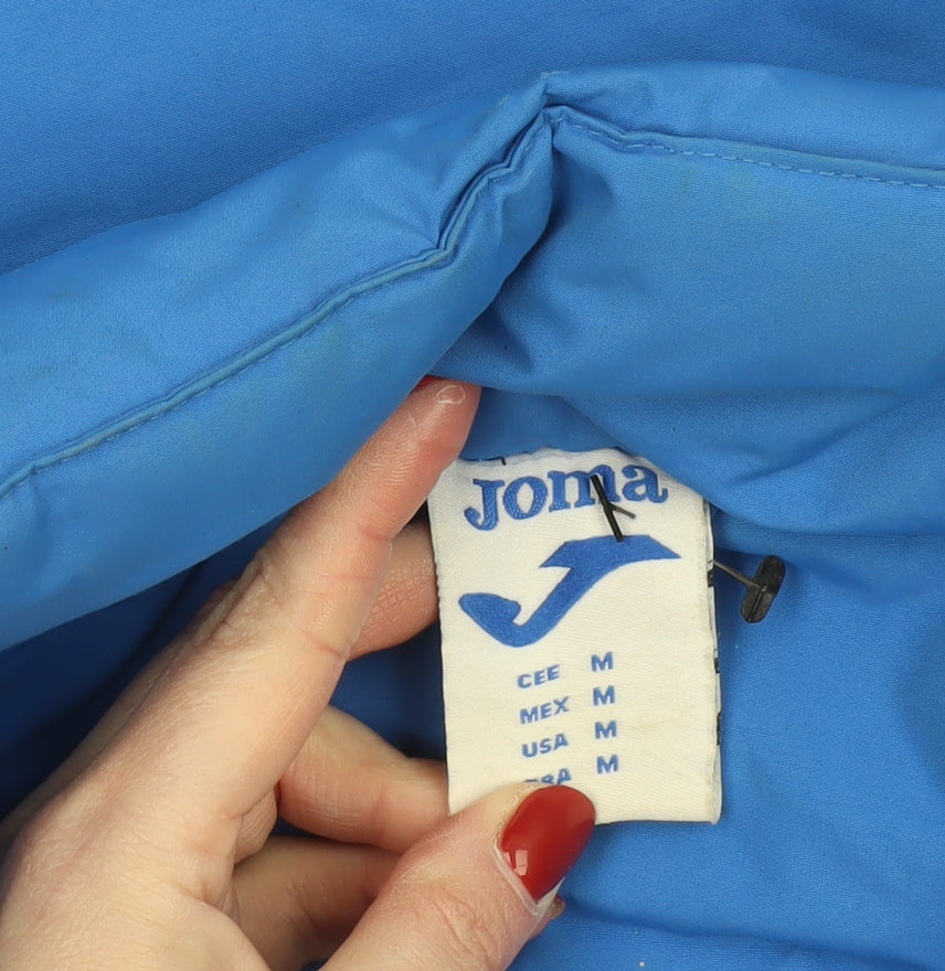 Mens UK Size M Joma Blue Puffer Jacket