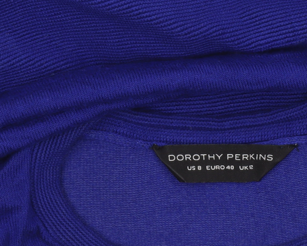 Womens UK Size 12 Dorothy Perkins Blue Pullover Jumper