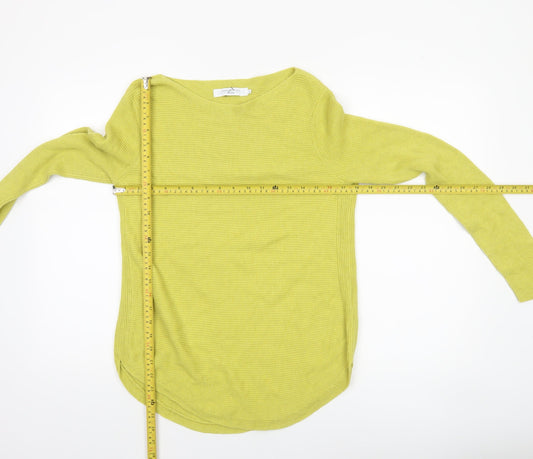 Womens UK Size 8 John Lewis Yellow Pullover Jumper