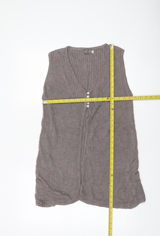Womens UK Size S JO-Y-JO Grey Vest Jumper
