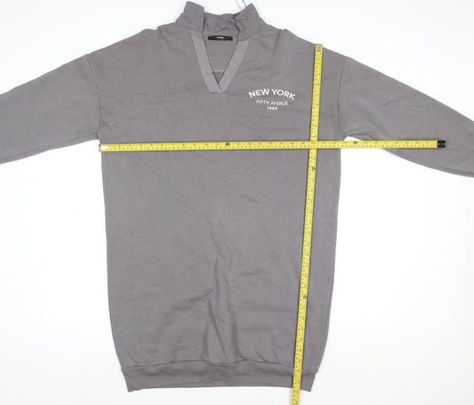 Womens UK Size 14 George Grey Pullover Sweatshirt