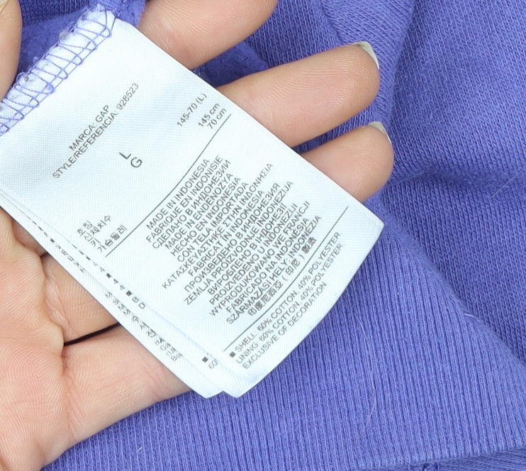Girls UK Size 10-11 Years Gap Purple Basic Jacket