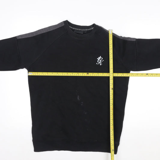 Mens UK Size S Gym King Black Pullover Sweatshirt