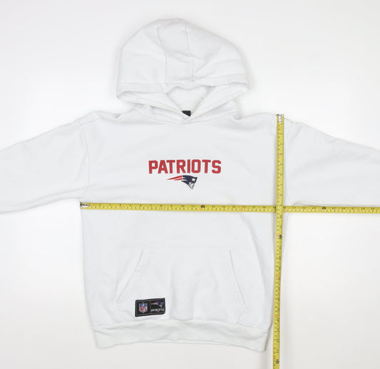 Mens UK Size M Primark White Pullover Hoodie
