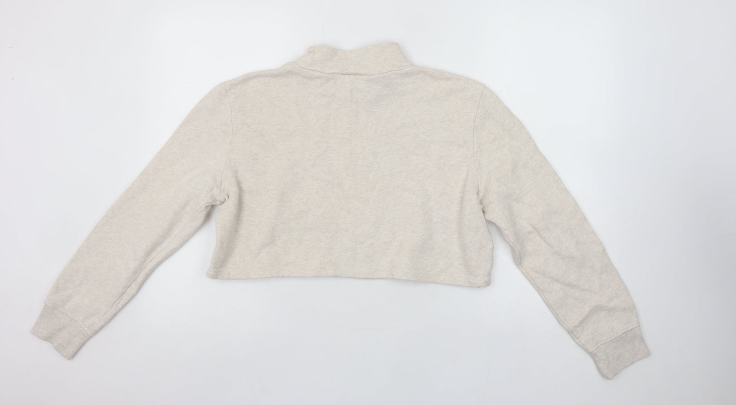 Womens UK Size 12 Monki Beige Pullover Sweatshirt