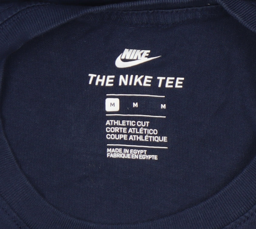 Mens UK Size M Nike Blue T-Shirt