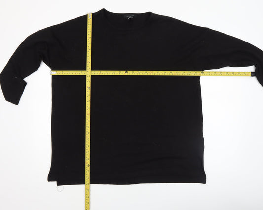 Womens UK Size M New Look Black Pullover Jumper