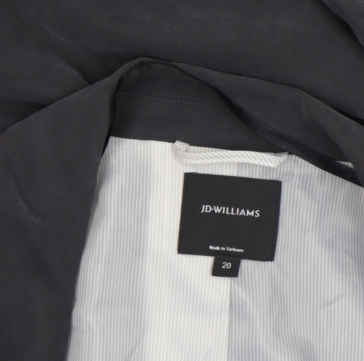 Womens UK Size 20 JD Williams Plus Black Blazer