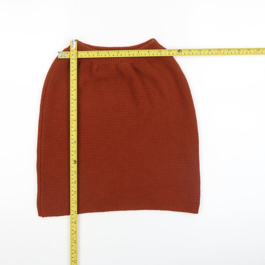 Womens UK Size L PRETTYLITTLETHING Straight & Pencil Knit Skirt