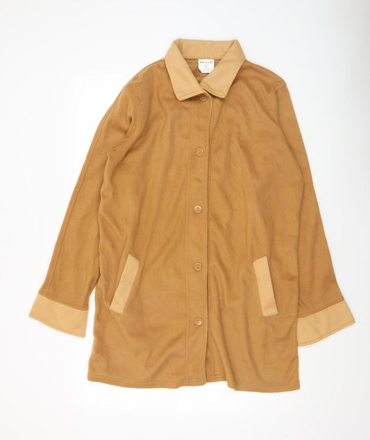 Womens UK Size M Damart Beige Overcoat