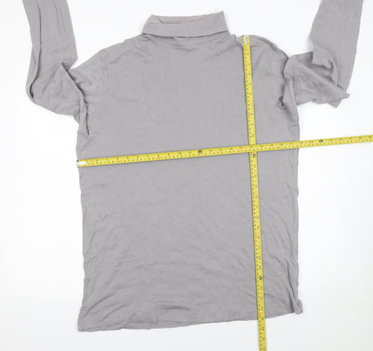 Womens UK Size 3XL Cotton Traders Grey Basic T-Shirt