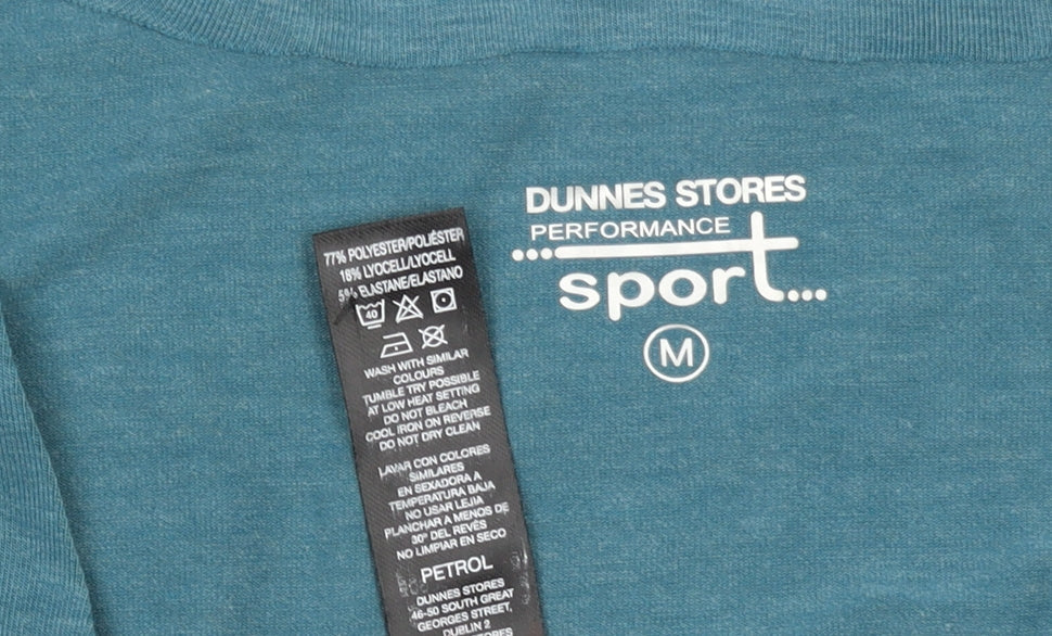 Womens UK Size M Dunnes Stores Blue Gym & TrainingRunning & JoggingYoga T-Shirt