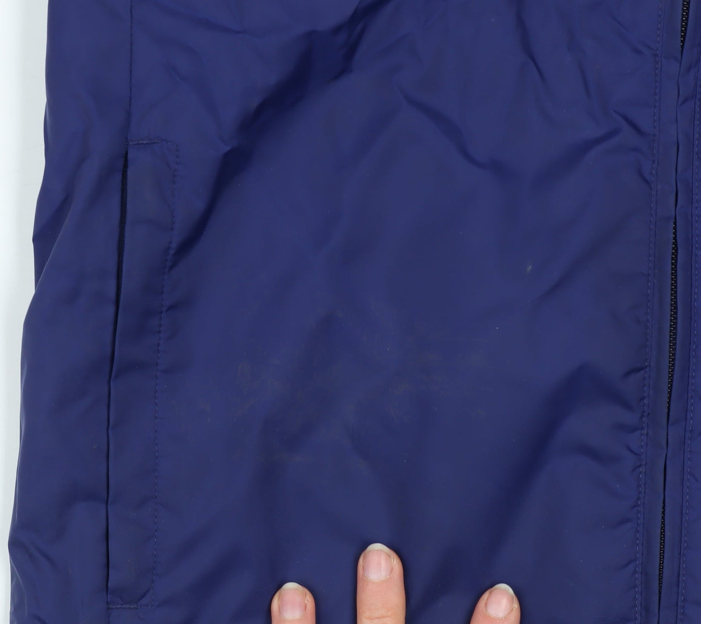 Boys UK Size 9-10 Years adidas Blue Windbreaker Coat