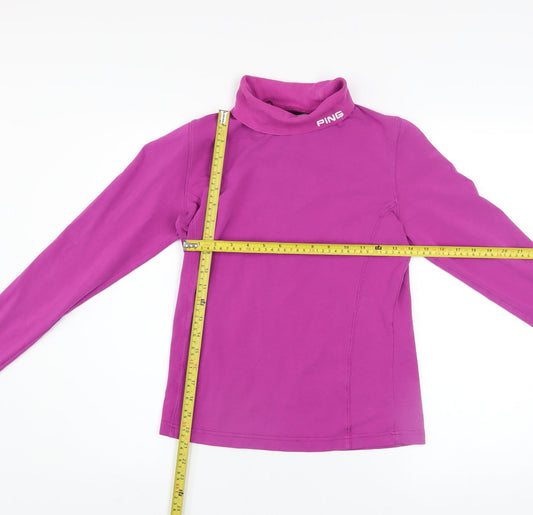 Womens UK Size 10 Ping Pink Basic T-Shirt