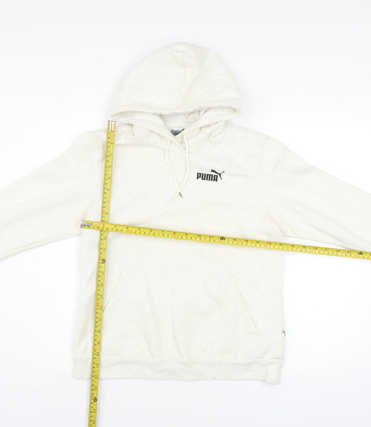 Womens UK Size M PUMA Ivory Pullover Hoodie