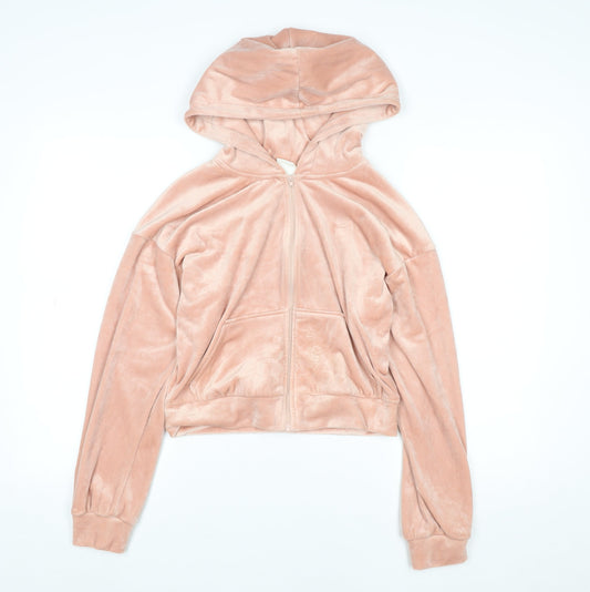 Womens UK Size 10 H&M Pink Basic Jacket