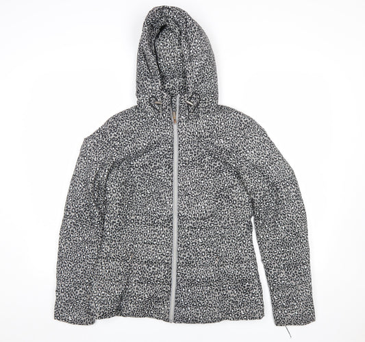 Womens UK Size 8 F&F Grey Puffer Jacket