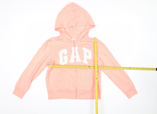 Teens UK Size 10 Gap Pink Full Zip Hoodie