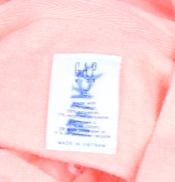 Teens UK Size 10 Gap Pink Full Zip Hoodie