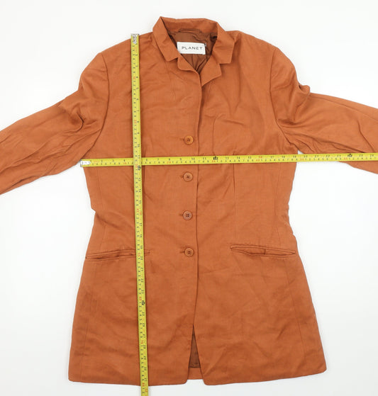 Womens UK Size 12 Planet Regular Brown Blazer